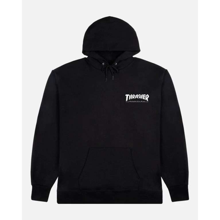 Толстовка Thrasher LITTLE THRASHER HOODIE BLACK