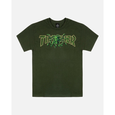 Футболка Thrasher MEDUSA T-SHIRT FOREST GREEN