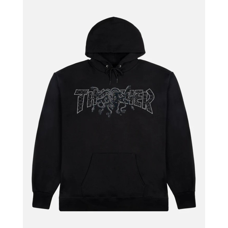 Толстовка Thrasher MEDUSA HOODIE BLACK