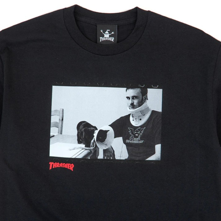 Футболка THRASHER THR X TOY MACHINE TEMPLETON BLACK