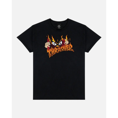 Футболка Thrasher SUCKA FREE BY NECKFACE T-SHIRT BLACK