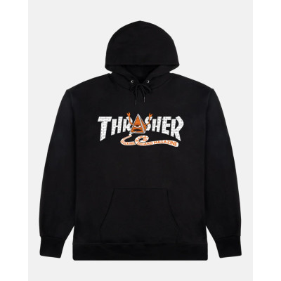 Толстовка THRASHER THR X TOY MACHINE PYRAMID BLACK