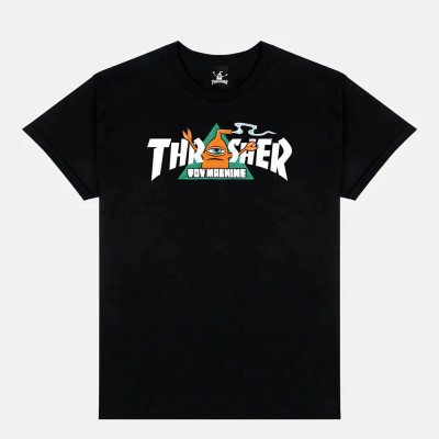 Футболка THRASHER THR X TOY MACHINE VORTEX BLACK