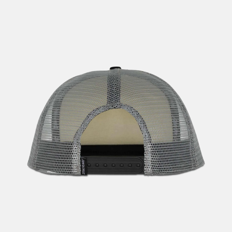 Кепка SANTA CRUZ x THRASHER SCREAMING LOGO MESH TRUCKER HIGH PROFILE HAT BLACK/GREY