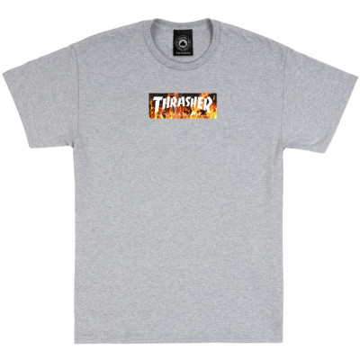 Футболка Thrasher Blaze Grey 