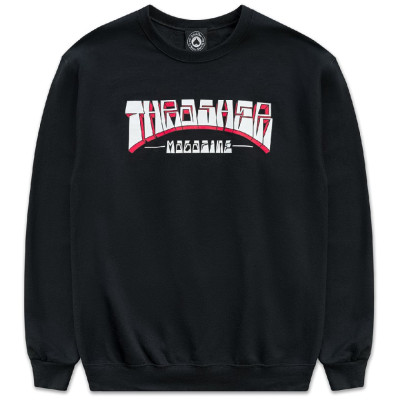 Кофта Thrasher Firme Logo Crew Chocolate
