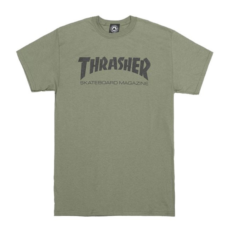 Футболка Thrasher Skate Mag Army Green