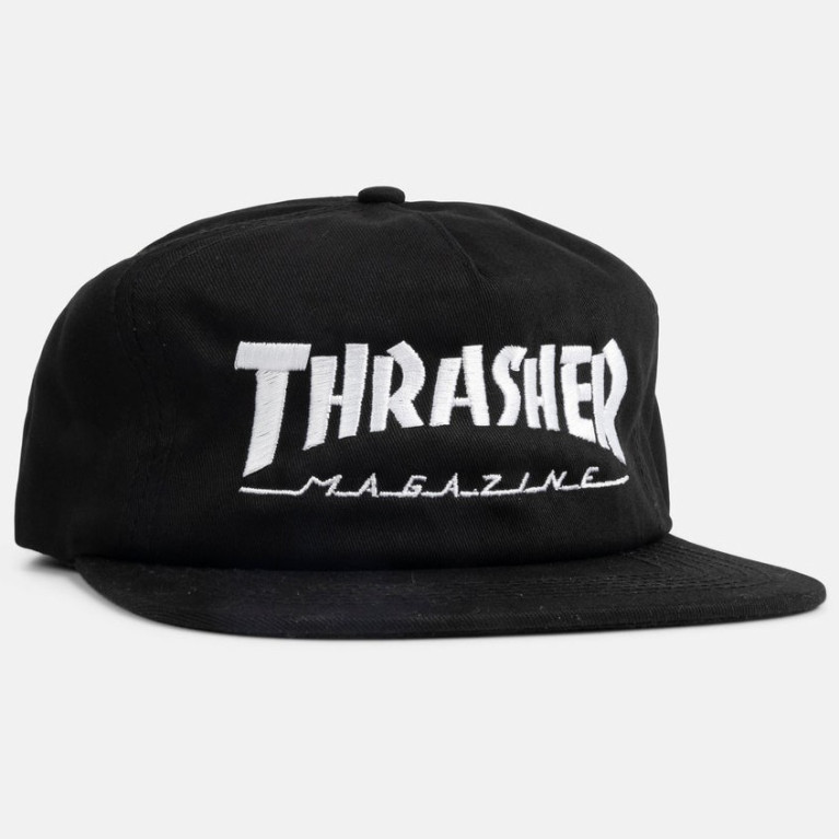 Кепка Thrasher Mag Logo Snapback Black/White