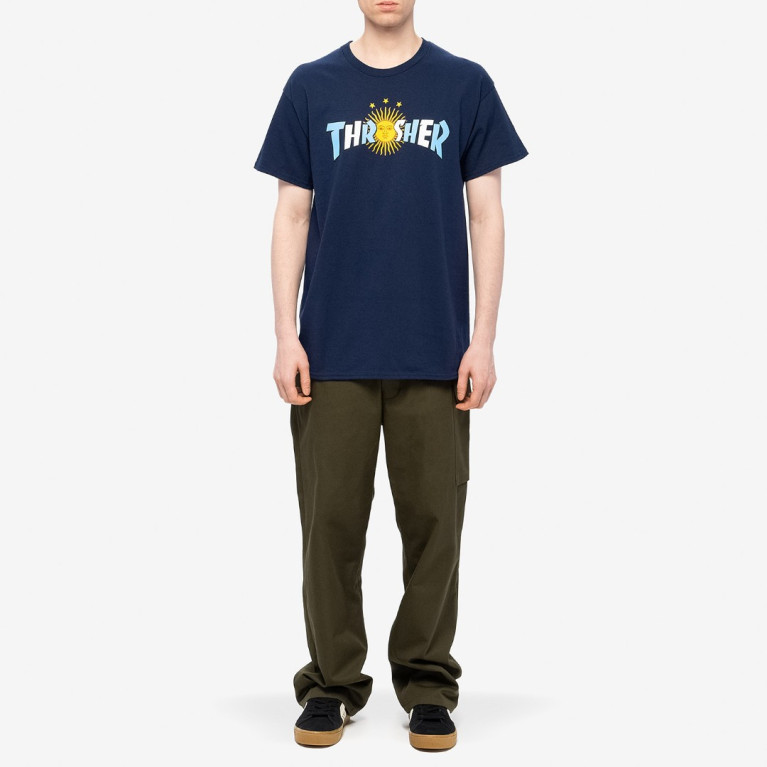 Футболка Thrasher Argentina Estrella T-Shirt NAVY
