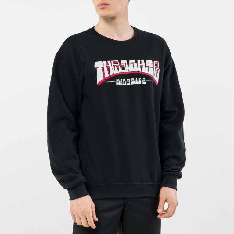 Кофта Thrasher Firme Logo Crew Chocolate