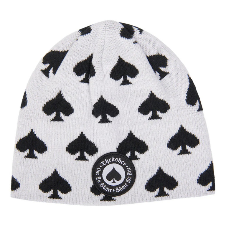 Шапка THRASHER OATH SKULLY WHITE