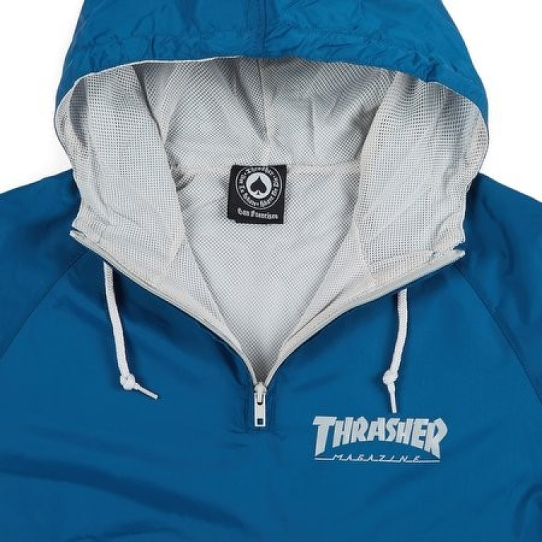 Анорак Thrasher Mag Logo Anorak Navy/Gray