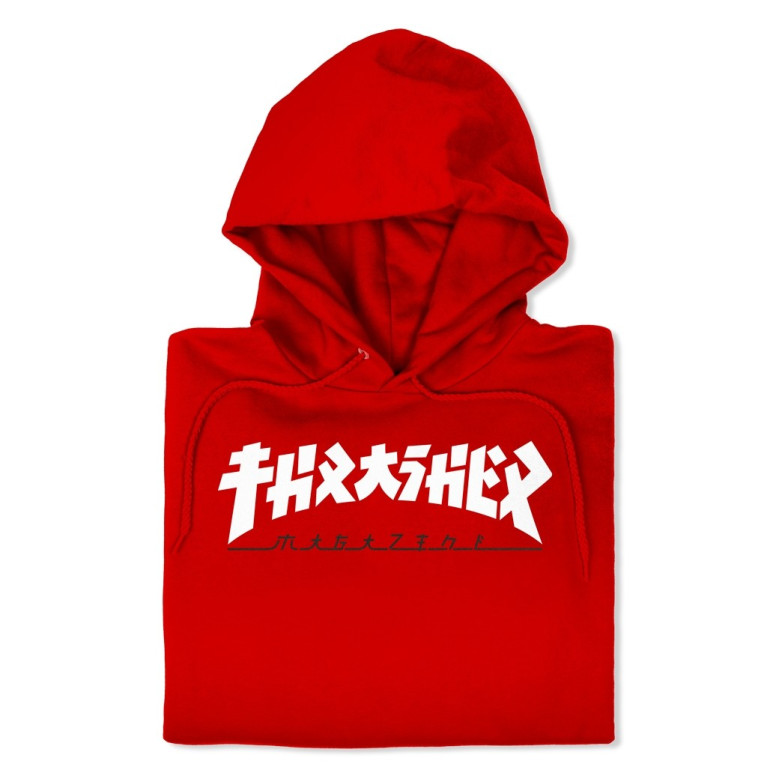 Толстовка Thrasher Godzilla Hoodie Red