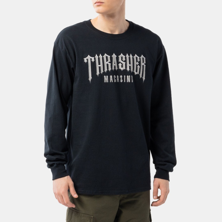 Лонгслив Thrasher Low Low Logo L/S Black