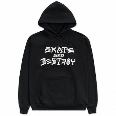 Толстовка Thrasher Skate And Destroy Hoodie Black