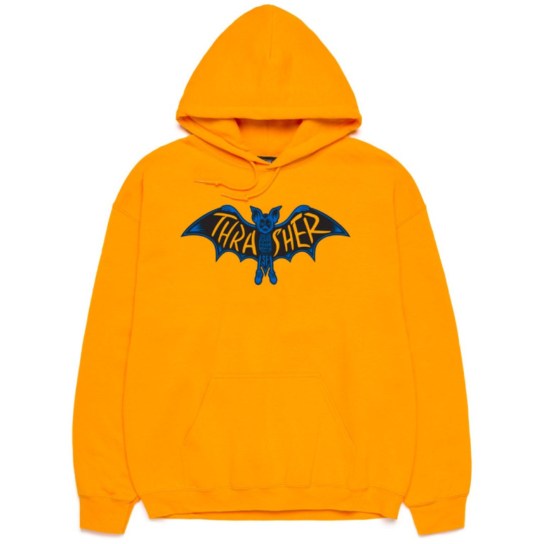 Толстовка Thrasher Bat Hoodie Gold