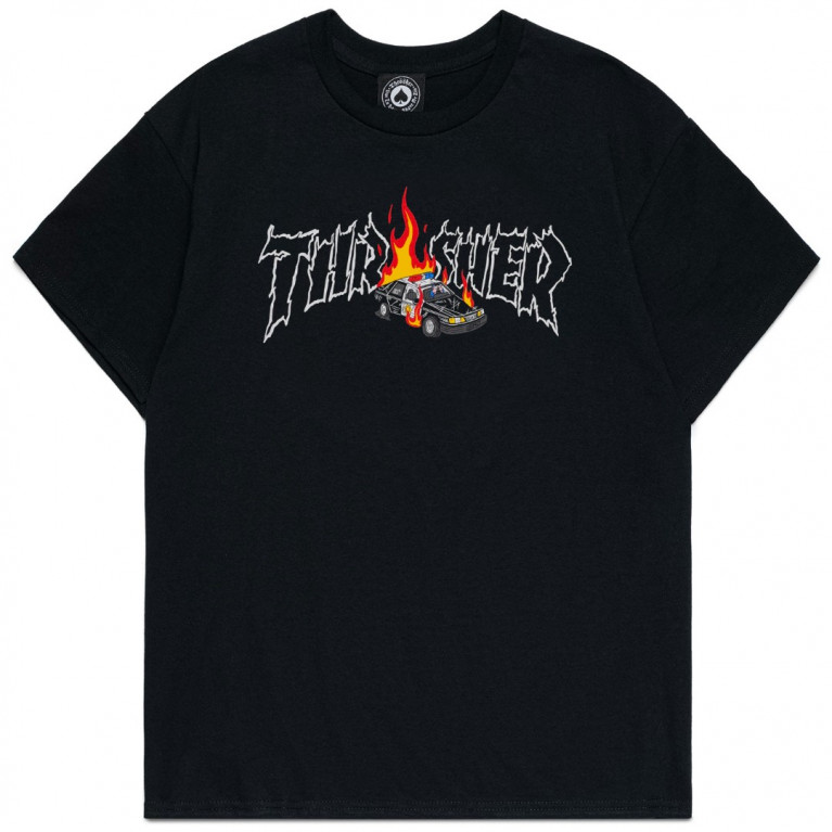 Футболка Thrasher Cop Car Black