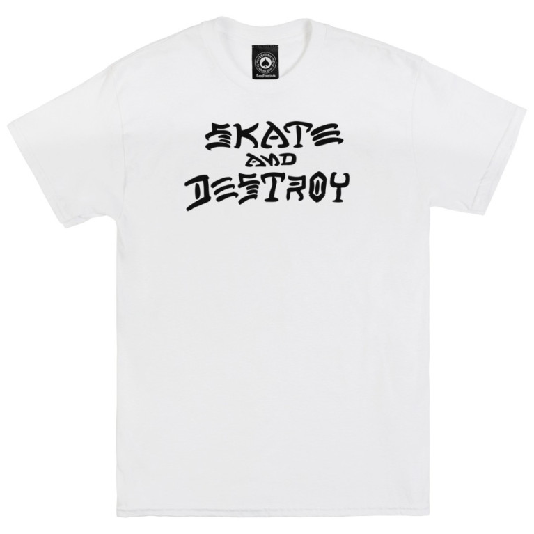 Футболка Thrasher Skate and Destroy White