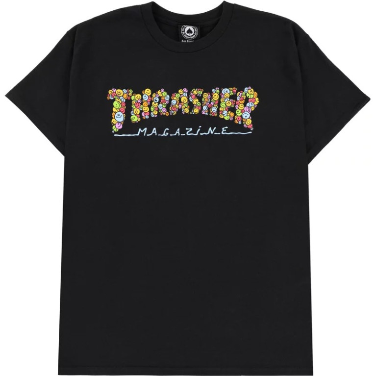 Футболка THRASHER SMILE BY SPANKY BLACK