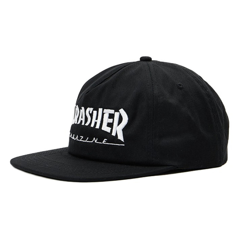 Кепка Thrasher Mag Logo Snapback Black/White