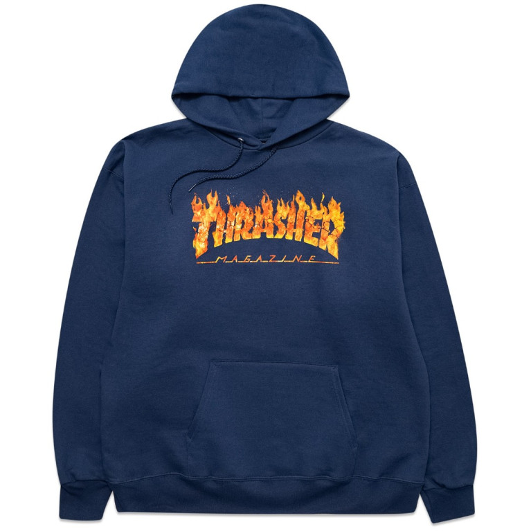Толстовка Thrasher Inferno Hoodie Navy