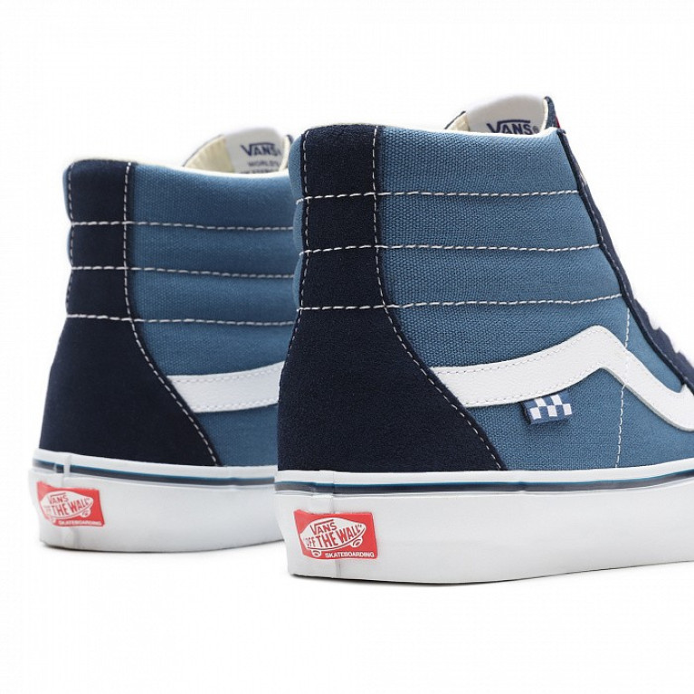 Кеды VANS SHOES SKATE SK8-HI NAVY/WHITE