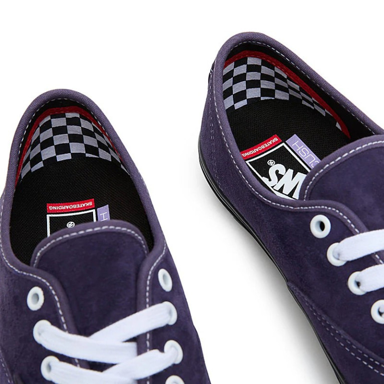 Кеды VANS SHOES SKATE AUTHENTIC PIG SUEDE DARK PURPLE/BLACK