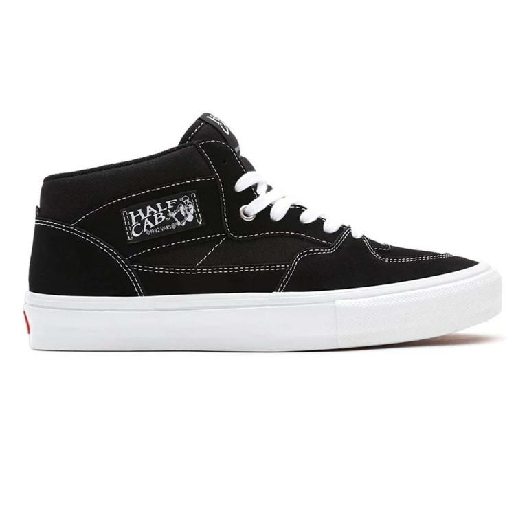 Кеды VANS SHOES SKATE HALF CAB BLACK/WHITE