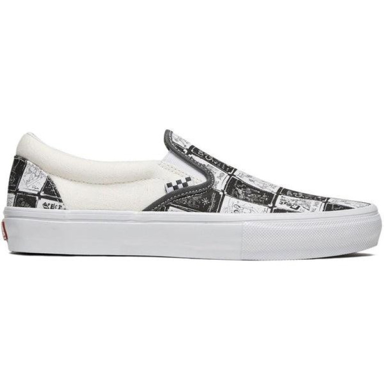 Кеды VANS SHOES SKATE SLIP-ON DANIEL JOHNSTON RAVEN