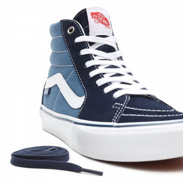 Кеды VANS SHOES SKATE SK8-HI NAVY/WHITE