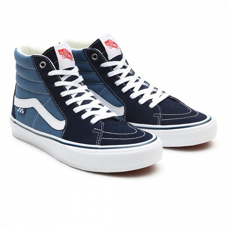 Кеды VANS SHOES SKATE SK8-HI NAVY/WHITE