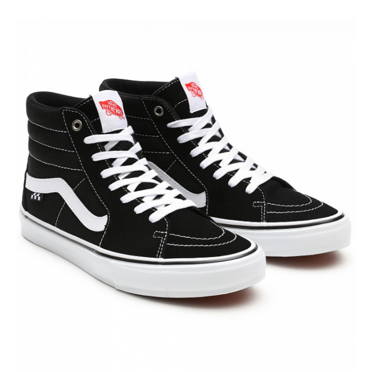 Кеды VANS SHOES SKATE SK8-HI BLACK/WHITE