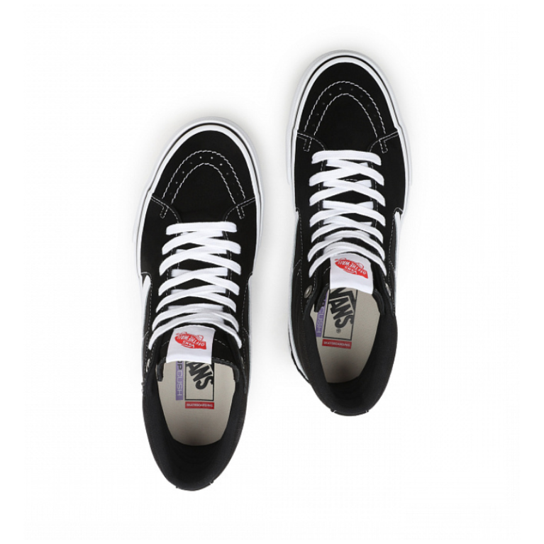 Кеды VANS SHOES SKATE SK8-HI BLACK/WHITE