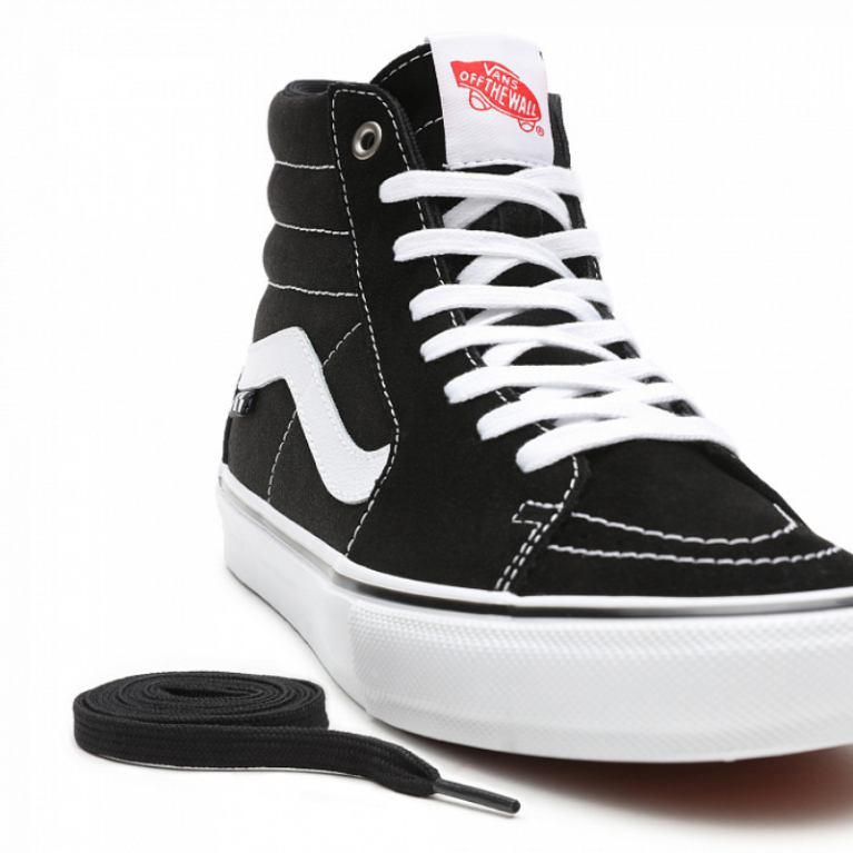 Кеды VANS SHOES SKATE SK8-HI BLACK/WHITE