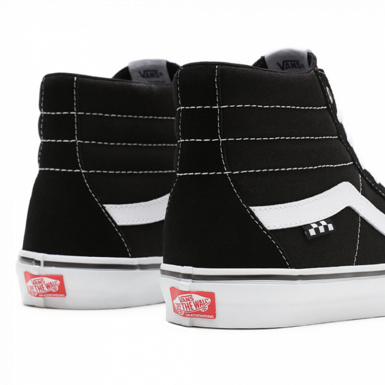 Кеды VANS SHOES SKATE SK8-HI BLACK/WHITE