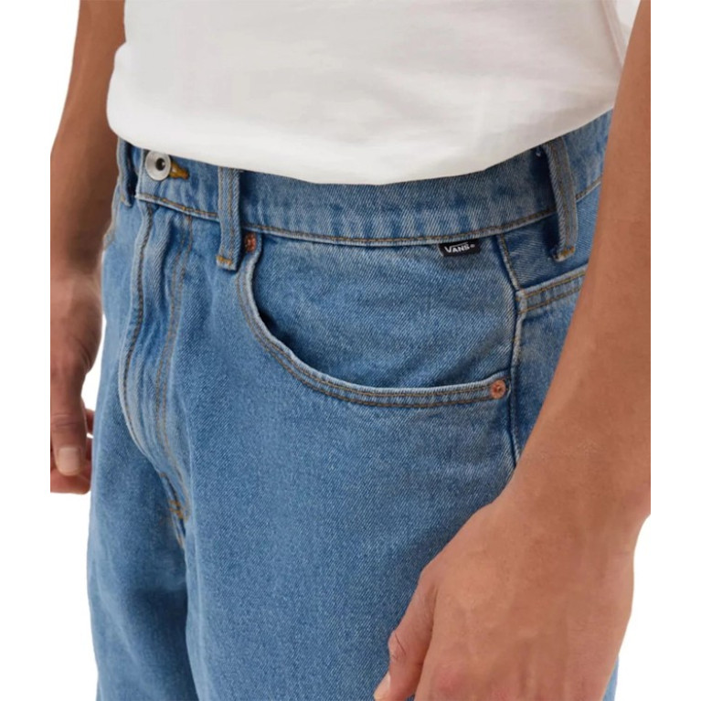 Штаны VANS CHECK-5 BAGGY DENIM PANT STONEWASH BLUE