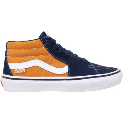 Кеды VANS SHOES SKATE GROSSO MID NAVY/ORANGE