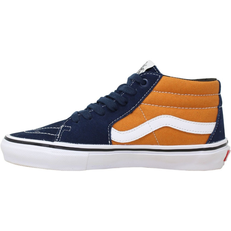 Кеды VANS SHOES SKATE GROSSO MID NAVY/ORANGE