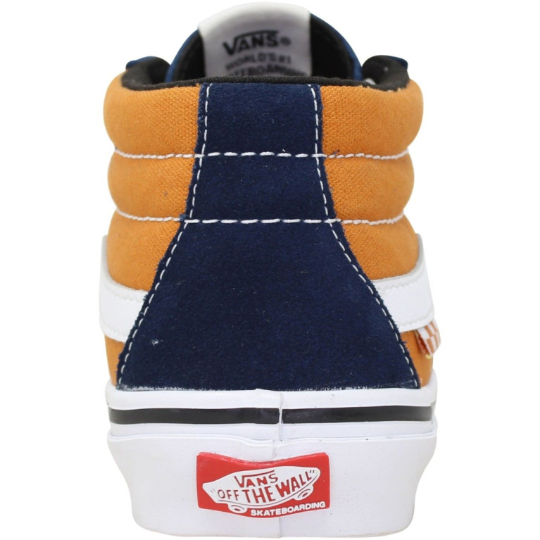 Кеды VANS SHOES SKATE GROSSO MID NAVY/ORANGE