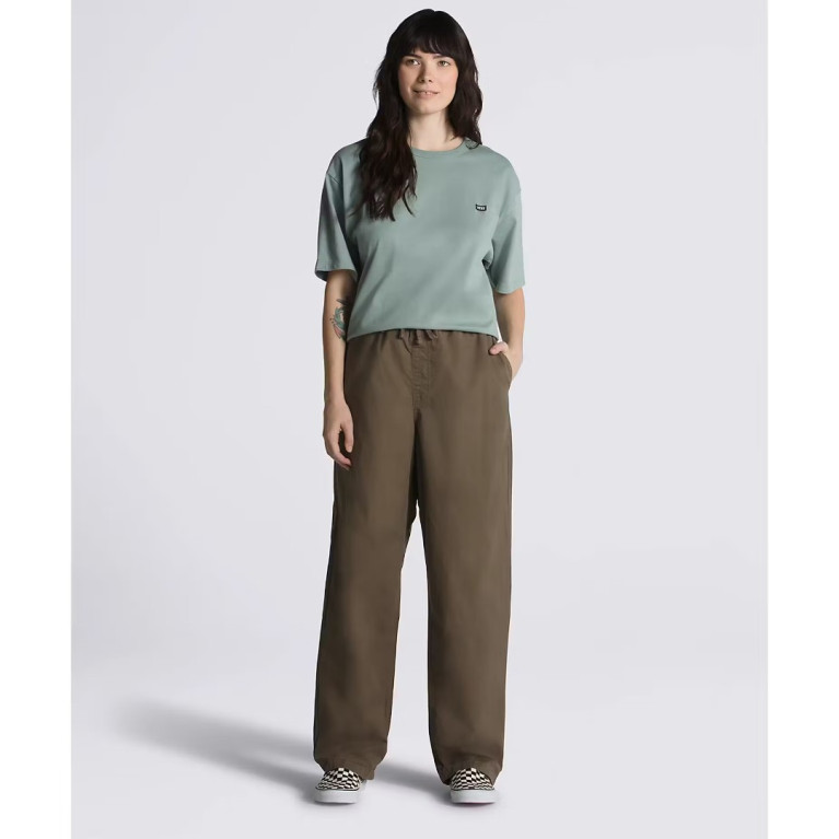 Штаны VANS RANGE BAGGY TAPERED ELASTIC WAIST PANT CANTEEN