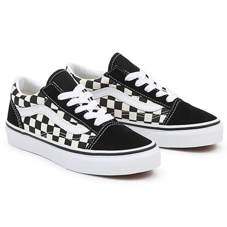 Кеды Vans Old Skool Primary Check Black/White
