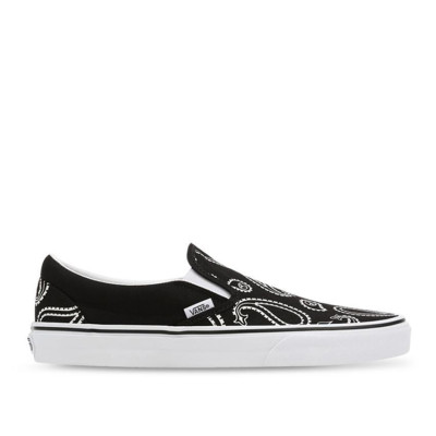 Кеды VANS SHOES CLASSIC SLIP-ON PEACE PAISLEY BLACK/WHITE