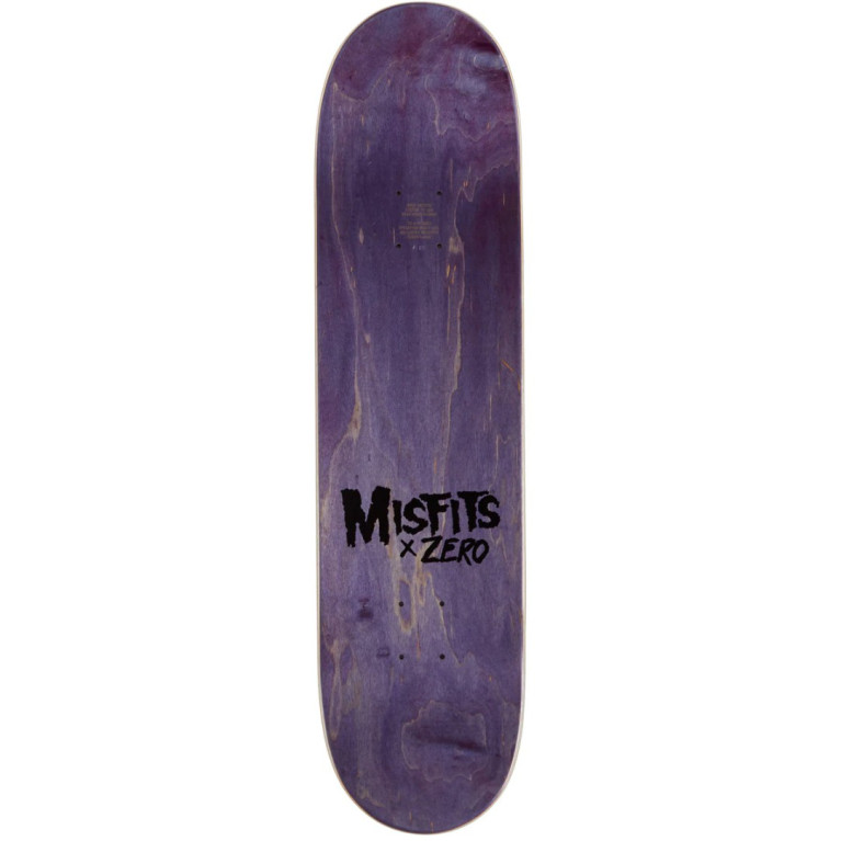 Дека ZERO x MISFITS DECK - BIG FIEND BLACK/WHITE