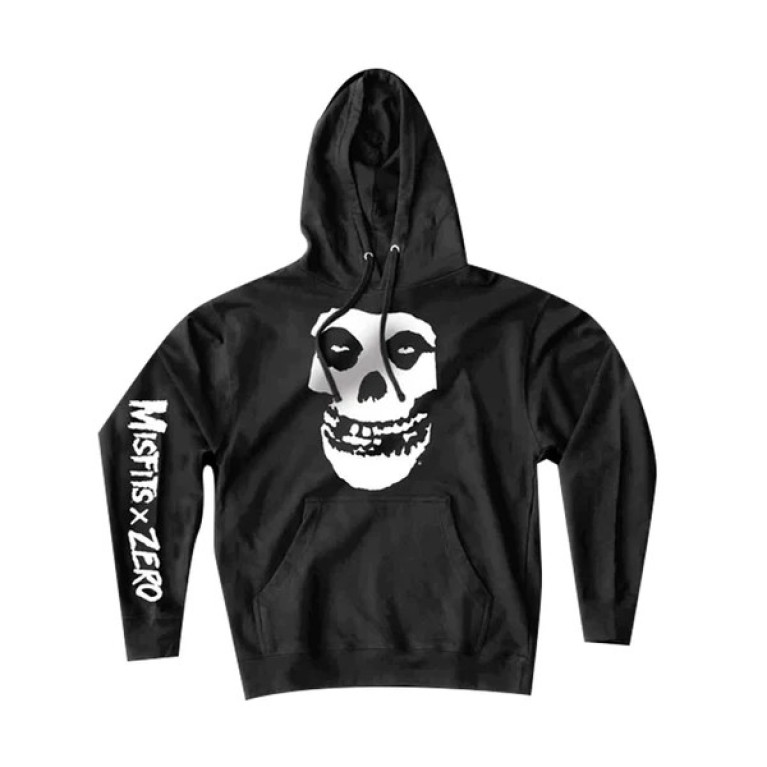Толстовка ZERO x MISFITS FIEND P/O HOODY BLACK/WHITE