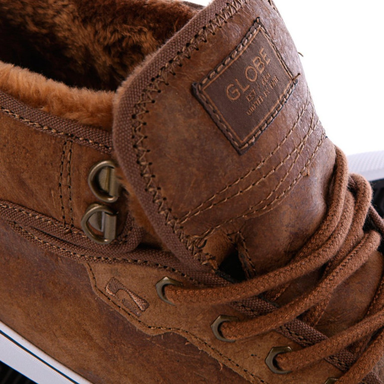 Кеды Globe Motley Mid Dist Brown Fur