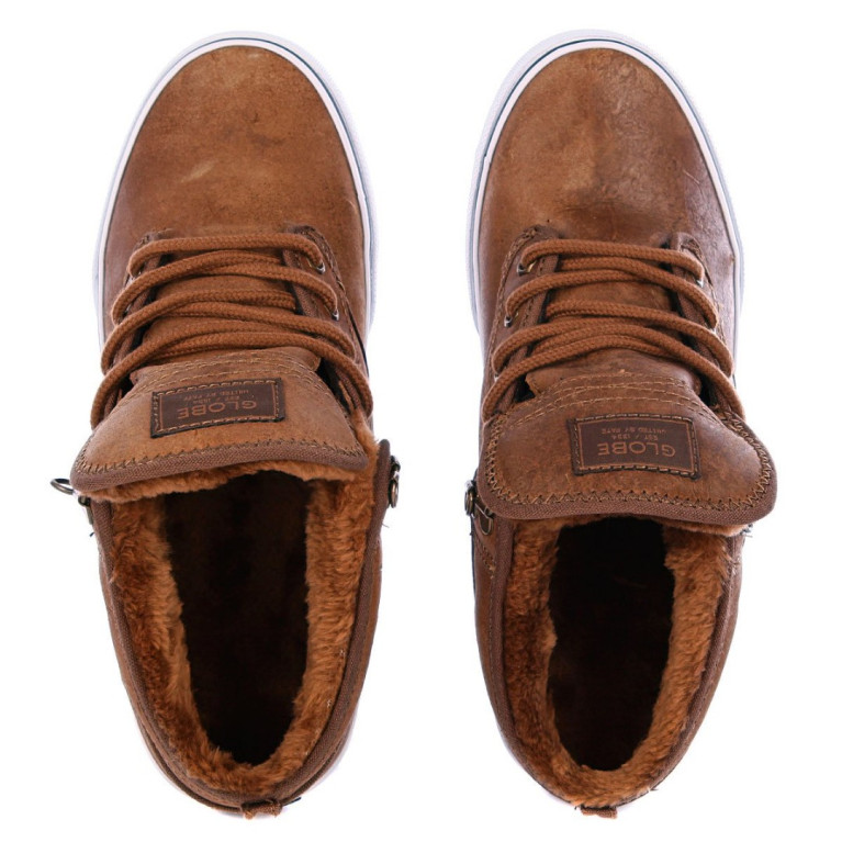 Кеды Globe Motley Mid Dist Brown Fur