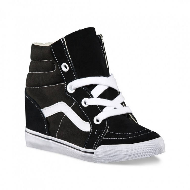 Кеды Vans Classic SK8-HI Wedge Black/White