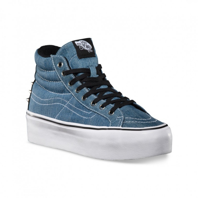 Кеды Vans Studded II Sk8-Hi Platform (Blue/True White)