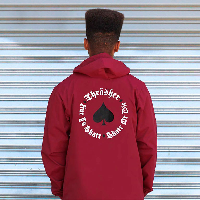 Куртка Thrasher New Oath Coach Jacket Cardinal 
