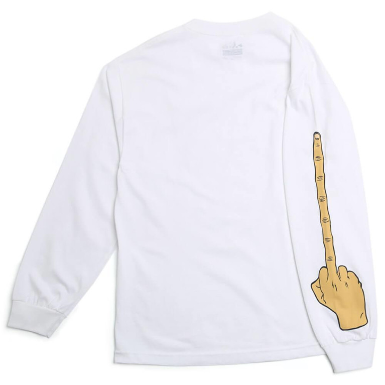 Лонгслив Enjoi The Bird White
